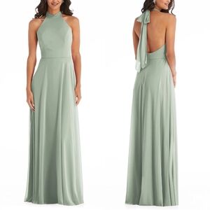 After Size Sage Bridesmaid Dress